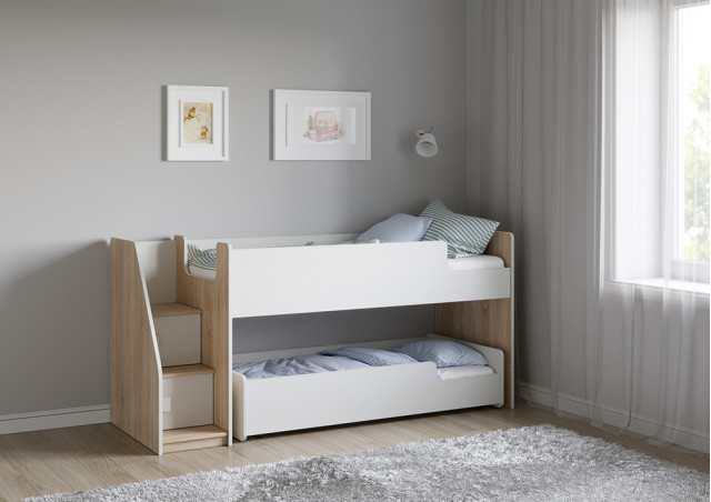 Детская выкатная кровать Легенда К402.41 в Ленинске-Кузнецком